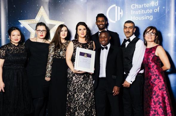 Picture of Housing Champions at CIH Awards