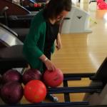 Housing Rights volunteers bowling